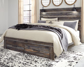 Best Deals Furniture - Ashley Furniture - Drystan King Panel Bed with 2 Storage Drawers - King Panel Bed with 2 Storage Drawers - B211B55
