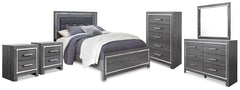 Lodanna Queen Panel Bed, Dresser, Mirror, Chest and 2 Nightstands