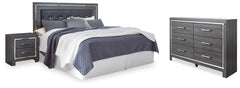Best Deals Furniture - Ashley Furniture - Lodanna King/Cal King Panel Headboard, Dresser and Nightstand - King/Cal King Panel Headboard, Dresser and Nightstand - B214B34