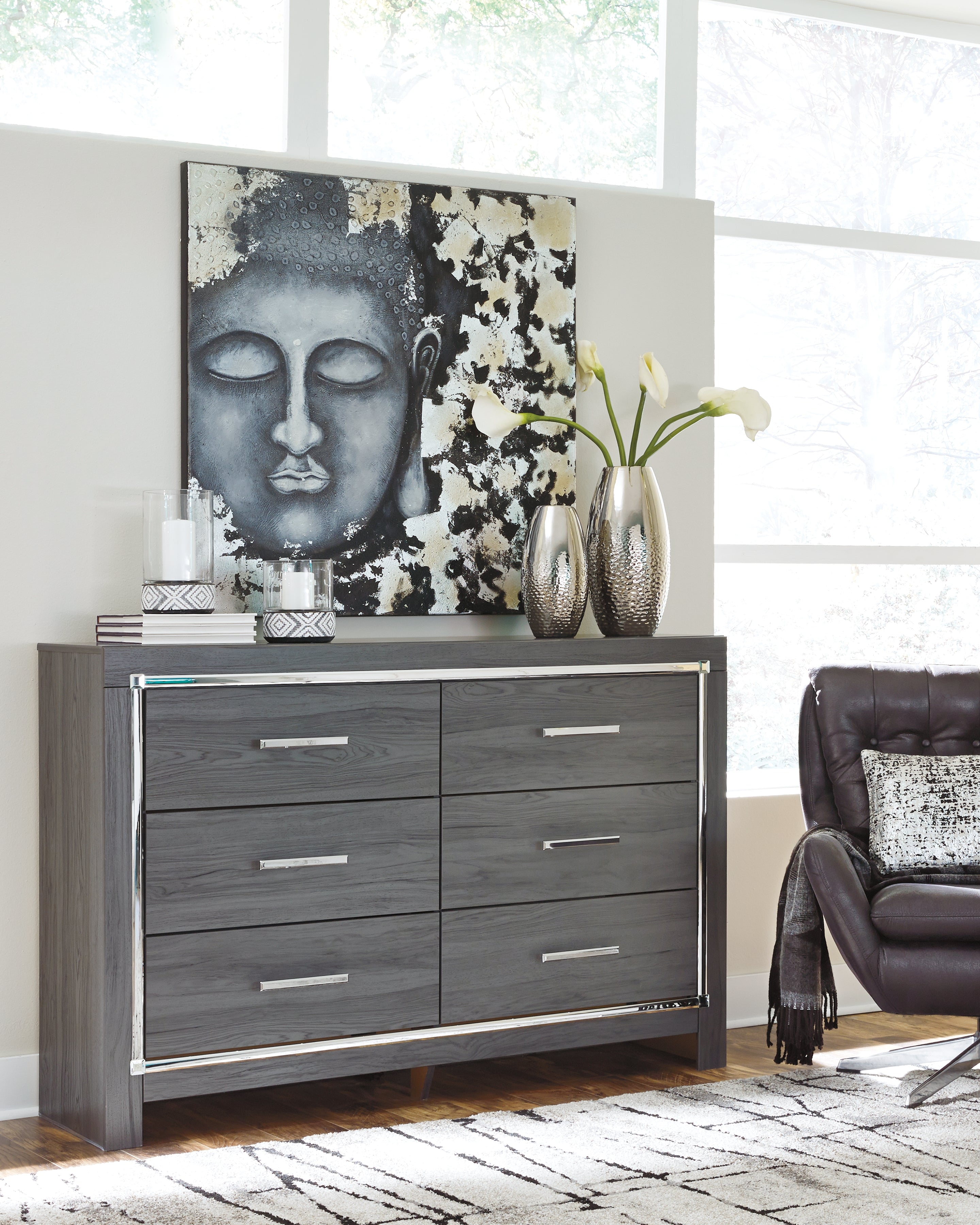 Best Deals Furniture - Ashley Furniture - Lodanna Dresser - Six Drawer Dresser - B214-31
