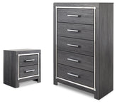 Best Deals Furniture - Ashley Furniture - Lodanna Chest and Nightstand - Chest and Nightstand - B214B63