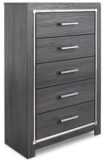 Lodanna Full Upholstered Panel Storage Bed and Chest