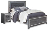 Best Deals Furniture - Ashley Furniture - Lodanna Queen Panel Bed and Nightstand - Queen Panel Bed and Nightstand - B214B56