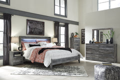 Best Deals Furniture - Ashley Furniture - Baystorm King Panel Bed, Dresser, Mirror, Chest and 2 Nightstands - King Panel Bed, Dresser, Mirror, Chest and 2 Nightstands - B221B53