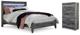 Best Deals Furniture - Ashley Furniture - Baystorm Queen Panel Bed and Chest - Queen Panel Bed and Chest - B221B99