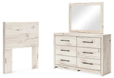 Best Deals Furniture - Ashley Furniture - Lawroy Twin Panel Headboard, Dresser and Mirror - Twin Panel Headboard, Dresser and Mirror - B2310B27