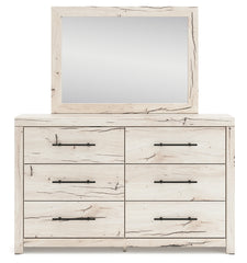Lawroy King Panel Bed, Dresser, Mirror and Nightstand