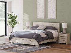 Best Deals Furniture - Ashley Furniture - Lawroy King Panel Bed - King Panel Bed / Light Natural - B2310B10