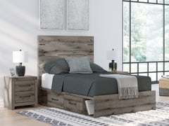 Best Deals Furniture - Ashley Furniture - Graystorm Full Panel Bed with Storage - Full Panel Bed with Storage - PCB2405B17