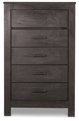 Brinxton King Panel Bed, Dresser Mirror, Chest and 2 Nightstands