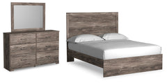 Best Deals Furniture - Ashley Furniture - Ralinksi Queen Panel Bed, Dresser and Mirror - Queen Panel Bed, Dresser and Mirror - B2587B6
