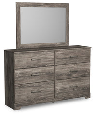 Ralinksi King Panel Bed, Dresser, Mirror, and Nightstand