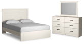 Best Deals Furniture - Ashley Furniture - Stelsie Queen Panel Bed, Dresser and Mirror - Queen Panel Bed, Dresser and Mirror - B2588B6