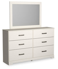 Stelsie King Panel Bed, Dresser, Mirror, Chest and 2 Nightstands