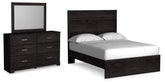 Best Deals Furniture - Ashley Furniture - Belachime Full Panel Bed, Dresser and Mirror - Full Panel Bed, Dresser and Mirror - B2589B6