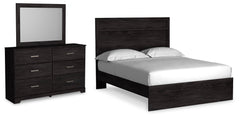 Best Deals Furniture - Ashley Furniture - Belachime Queen Panel Bed, Dresser and Mirror - Queen Panel Bed, Dresser and Mirror - B2589B3