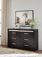 Best Deals Furniture - Ashley Furniture - Shoralli Dresser - Six Drawer Dresser - B2611-31