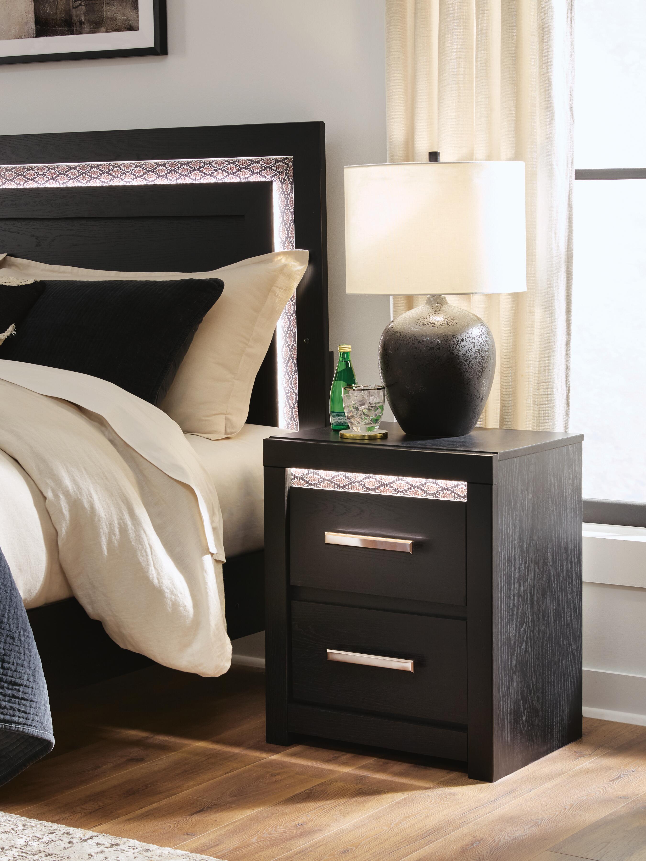 Best Deals Furniture - Ashley Furniture - Shoralli Nightstand - Two Drawer Night Stand - B2611-92