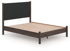 Best Deals Furniture - Ashley Furniture - Pamytta Queen Upholstered Panel Platform Bed - Queen Upholstered Panel Platform Bed - PCB2614B12