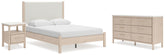 Best Deals Furniture - Ashley Furniture - Cadmori Queen Upholstered Panel Bed, Dresser and Nightstand - Queen Upholstered Panel Bed, Dresser and Nightstand - B2615B10