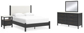 Best Deals Furniture - Ashley Furniture - Cadmori Queen Panel Bed, Dresser, Mirror and Nightstand - Queen Panel Bed, Dresser, Mirror and Nightstand - B2616B21