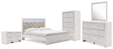 Best Deals Furniture - Ashley Furniture - Altyra King Platform Storage Bed, Dresser, Mirror, Chest and 2 Nightstands - King Platform Storage Bed, Dresser, Mirror, Chest and 2 Nightstands - B2640B79
