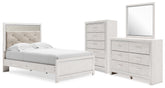 Best Deals Furniture - Ashley Furniture - Altyra Full Panel Bed, Dresser, Mirror and Chest - Full Panel Bed, Dresser, Mirror and Chest - B2640B71