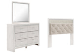 Best Deals Furniture - Ashley Furniture - Altyra Queen Panel Headboard, Dresser and Mirror - Queen Panel Headboard, Dresser and Mirror - B2640B53