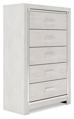 Altyra Queen Bookcase Storage Bed, Chest and 2 Nightstands