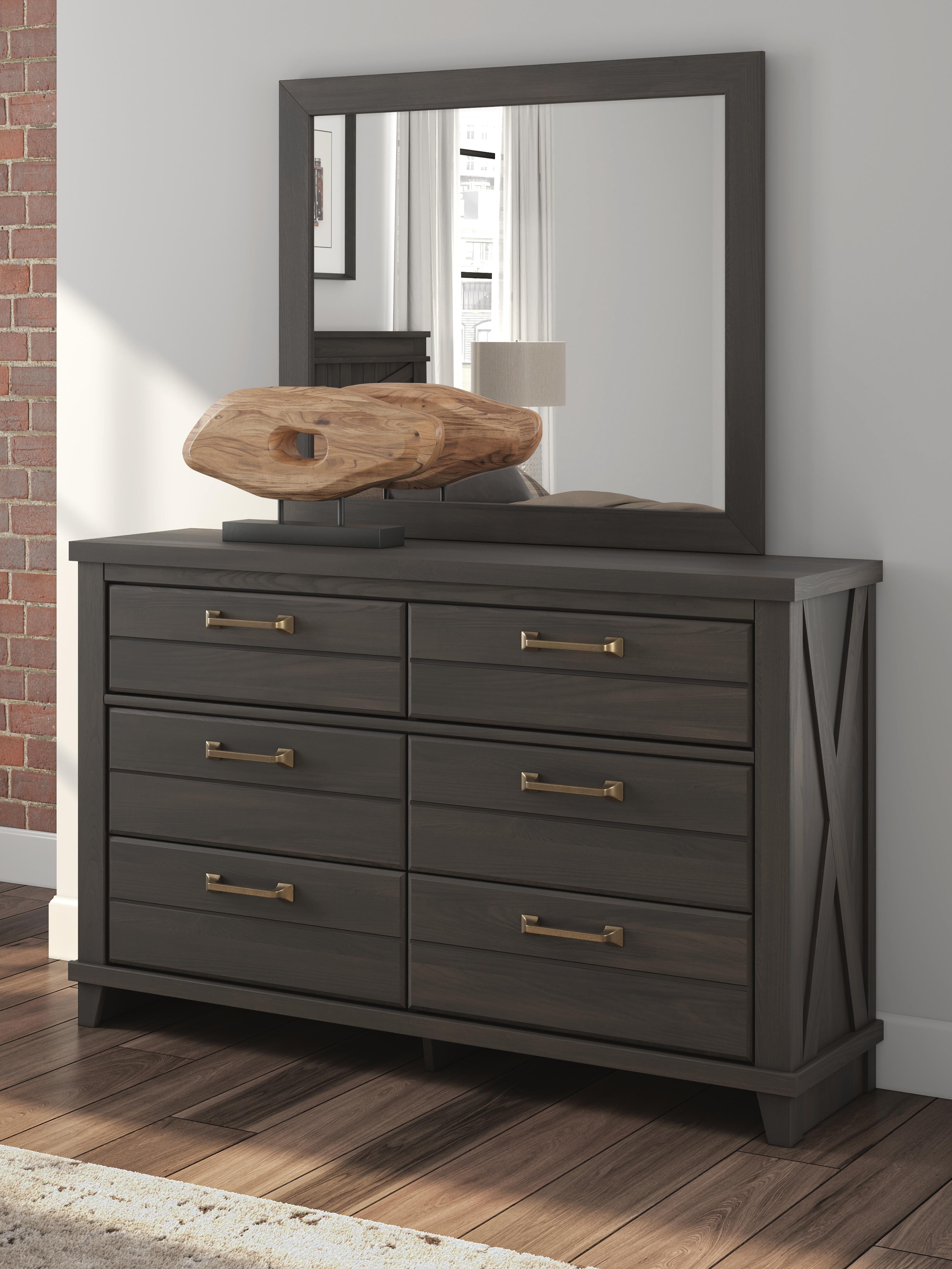Best Deals Furniture - Ashley Furniture - Vonitta Bay Dresser and Mirror - Dresser and Mirror - PCB2648B1