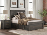 Best Deals Furniture - Ashley Furniture - Vonitta Bay Full Panel Bed with 2 Sided Storage - Full Panel Bed with 2 Sided Storage - PCB2648B18