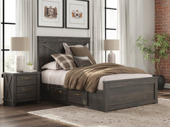 Best Deals Furniture - Ashley Furniture - Vonitta Bay Full Panel Bed with 2 Sided Storage - Full Panel Bed with 2 Sided Storage - PCB2648B18