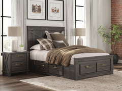 Best Deals Furniture - Ashley Furniture - Vonitta Bay Full Panel Storage Bed - Full Panel Storage Bed - PCB2648B21