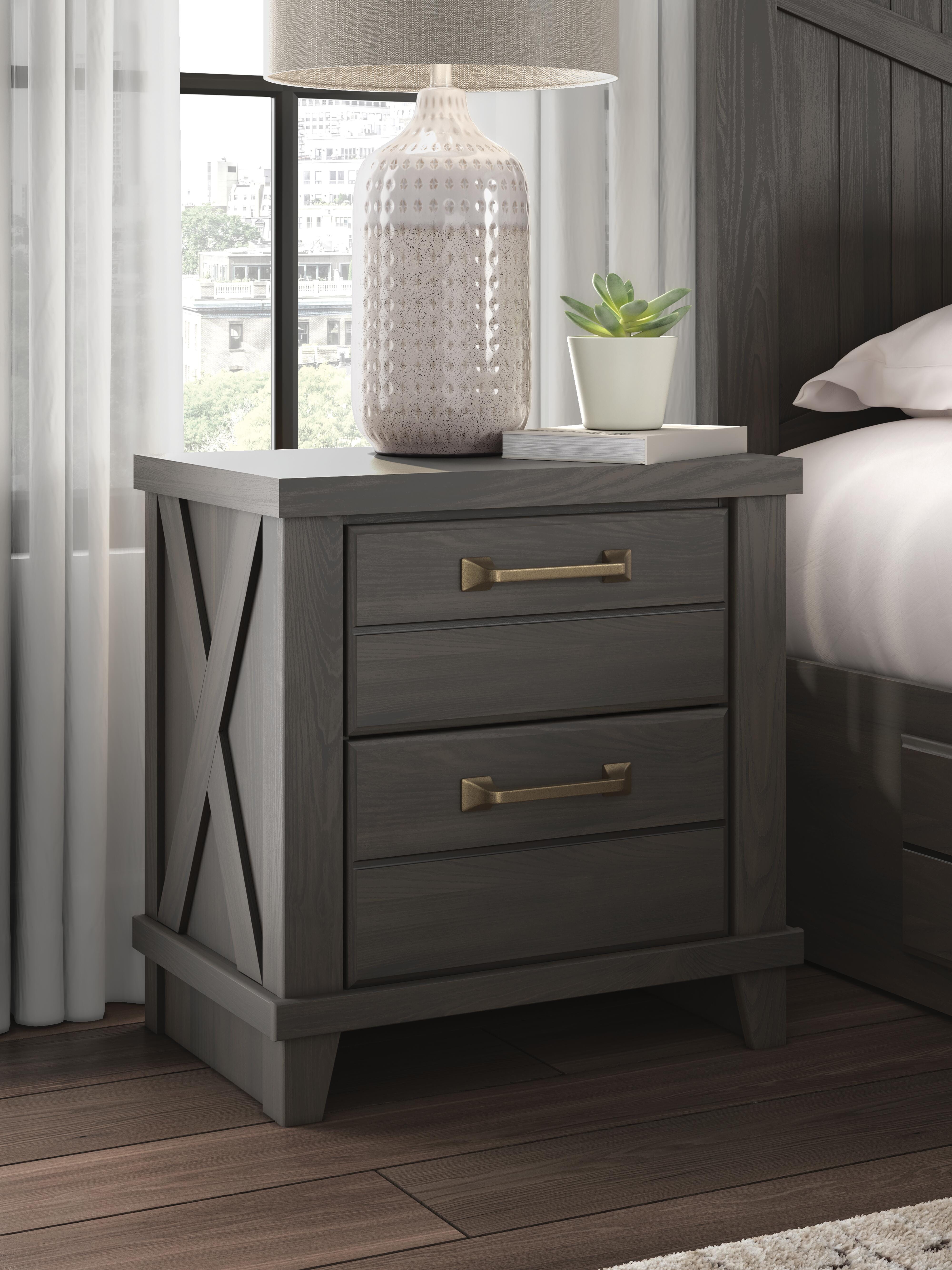 Best Deals Furniture - Ashley Furniture - Vonitta Bay Nightstand - Two Drawer Night Stand - PCB2648-92