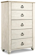 Willowton Dresser, Mirror, Chest and Nightstand