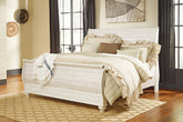 Best Deals Furniture - Ashley Furniture - Willowton Queen Sleigh Bed - Queen Sleigh Bed - B267B4