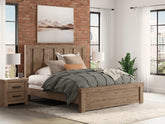 Best Deals Furniture - Ashley Furniture - Oliandon King Panel Bed - King Panel Bed - PCB2844B6