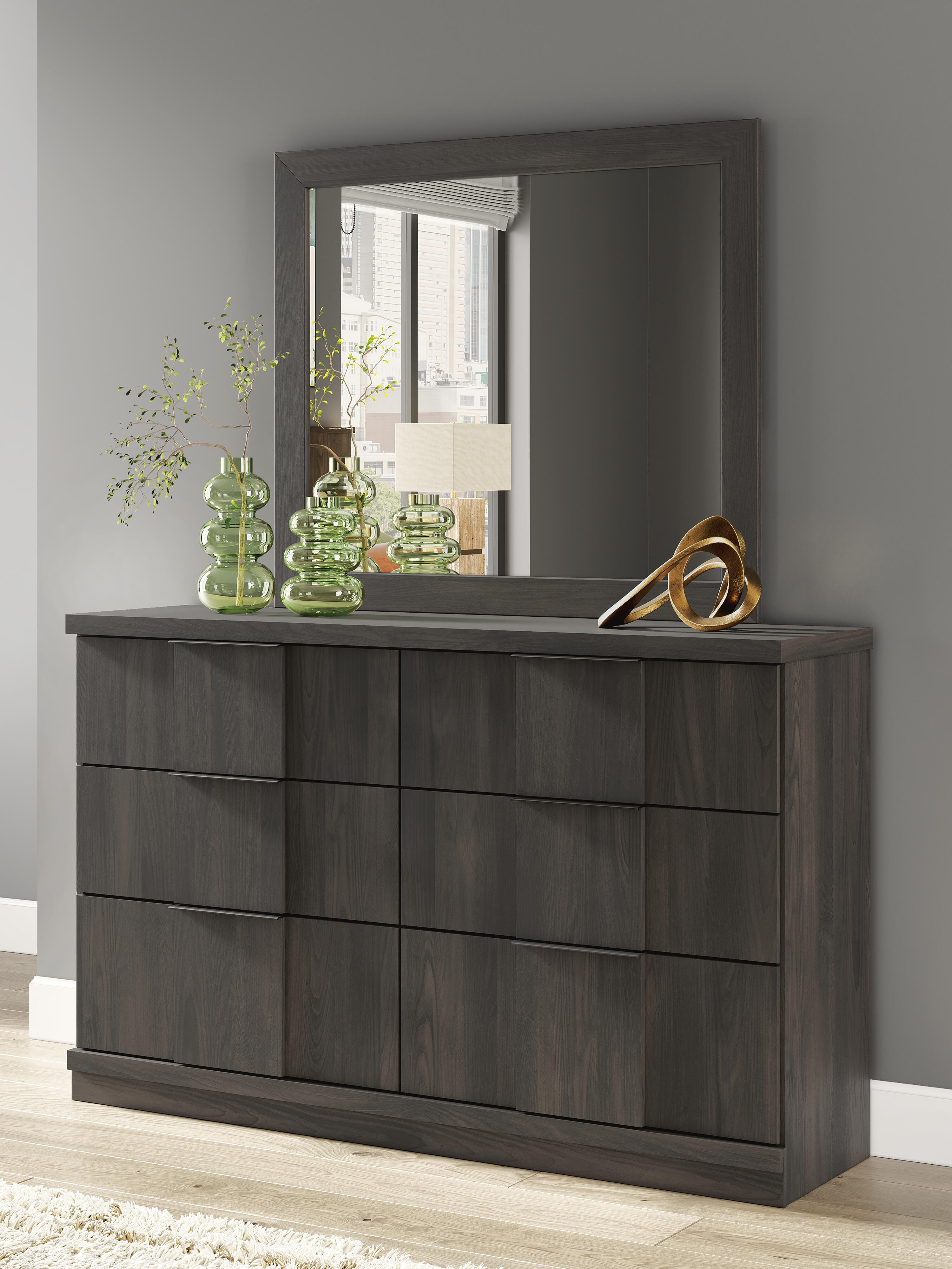 Best Deals Furniture - Ashley Furniture - Shaehartin Dresser and Mirror - Dresser and Mirror - PCB3167B1