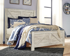 Best Deals Furniture - Ashley Furniture - Bellaby Queen Crossbuck Panel Bed - Queen Crossbuck Panel Bed - B331B6
