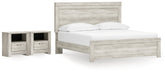Best Deals Furniture - Ashley Furniture - Bellaby King Panel Bed and 2 Nightstands - King Panel Bed and 2 Nightstands - B331B25
