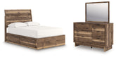 Best Deals Furniture - Ashley Furniture - Chirason Full Panel Storage Bed, Dresser and Mirror - Full Panel Storage Bed, Dresser and Mirror - PCB3367B32