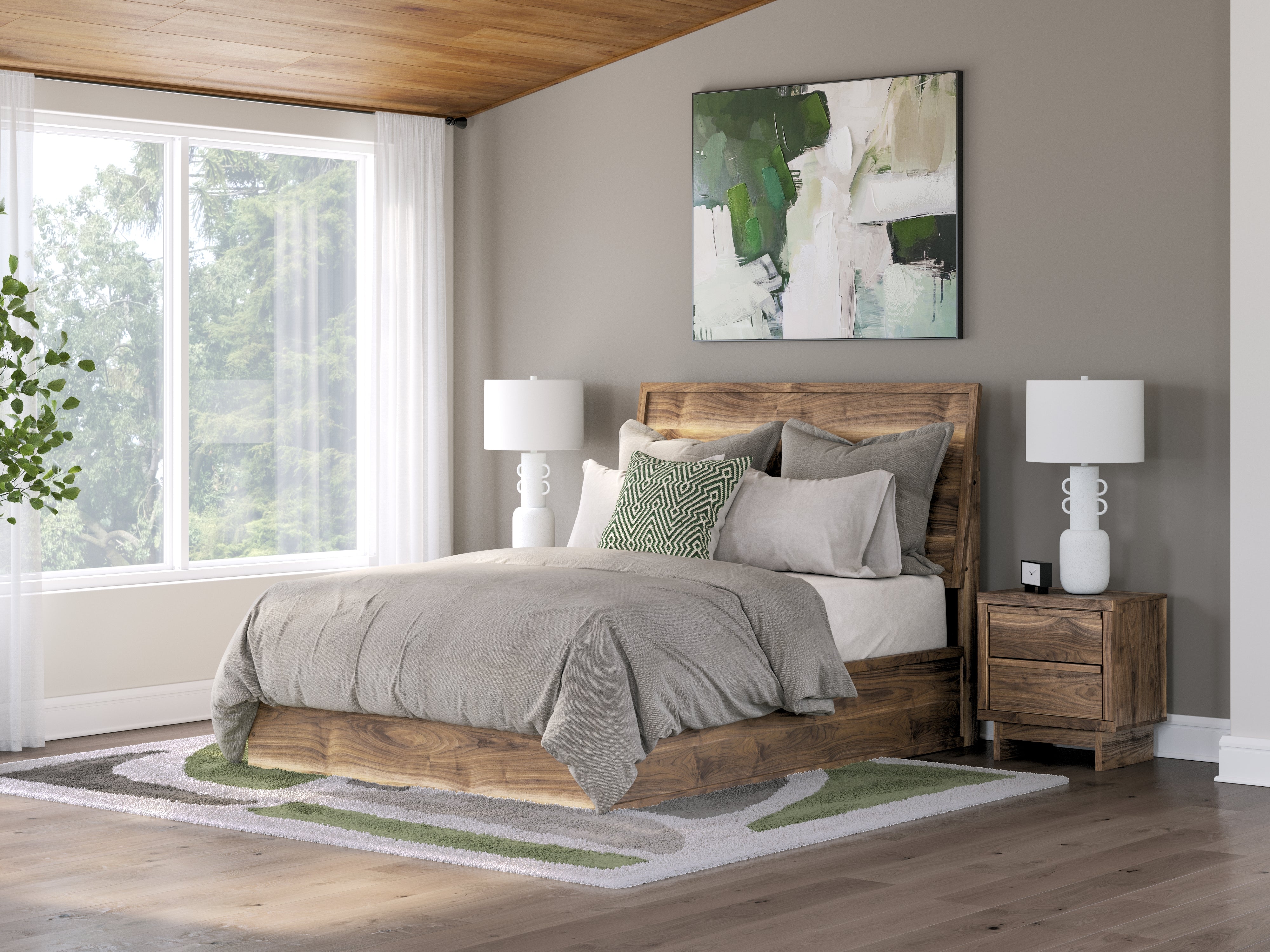 Best Deals Furniture - Ashley Furniture - Chirason Queen Panel Bed - Queen Panel Bed - PCB3367B2