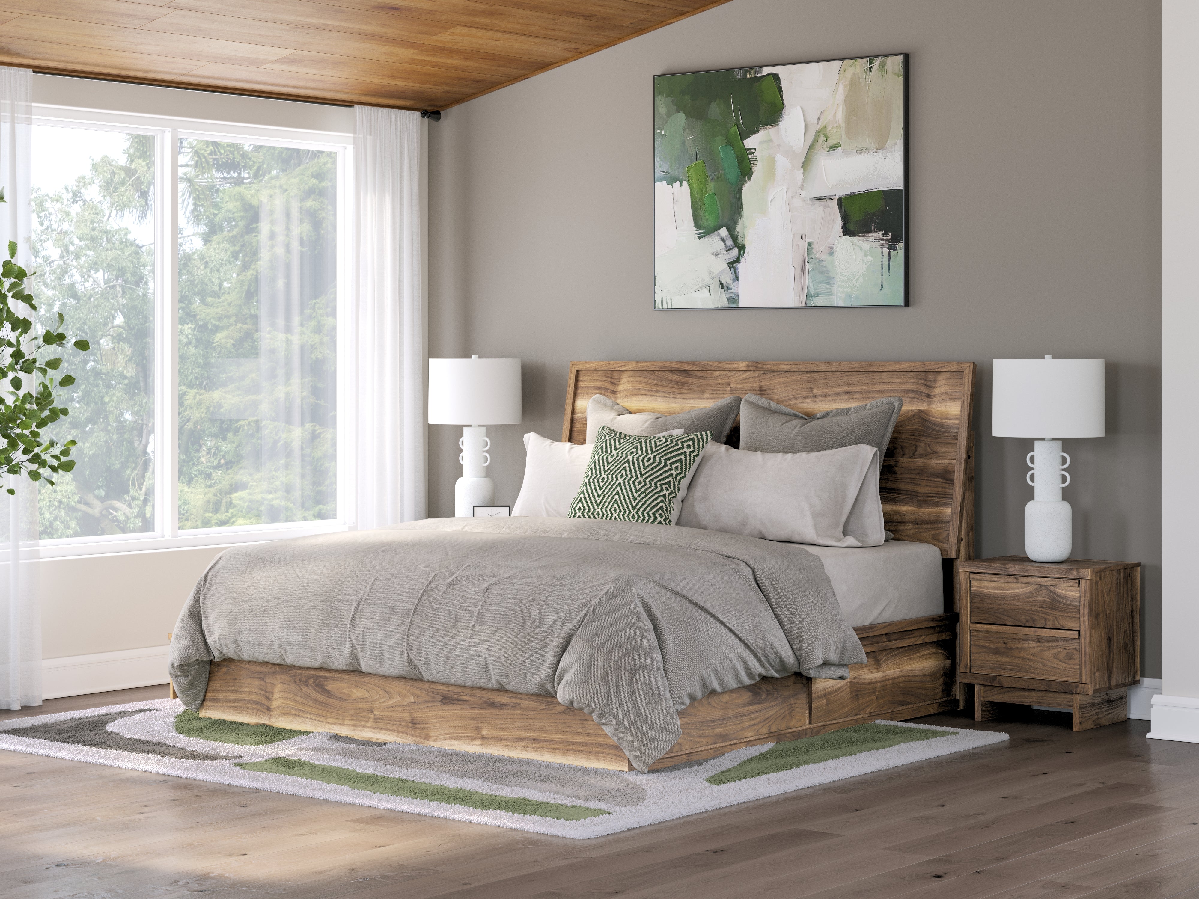 Best Deals Furniture - Ashley Furniture - Chirason King Panel Bed with Storage - King Panel Bed with Storage - PCB3367B14