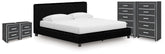 Best Deals Furniture - Ashley Furniture - Zuraleus King Upholstered Bed, 2 Chests and 2 Nightstands - King Upholstered Bed, 2 Chests and 2 Nightstands - PCB3380B24