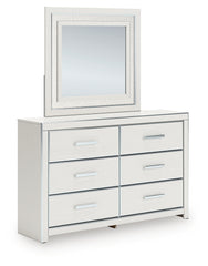 Zuraleus Queen Upholstered Bed, Dresser and Mirror