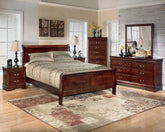 Best Deals Furniture - Ashley Furniture - Alisdair King Sleigh Bed, Dresser, Mirror, Chest and 2 Nightstands - King Sleigh Bed, Dresser, Mirror, Chest and 2 Nightstands - B376B17