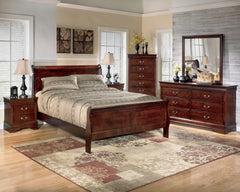 Best Deals Furniture - Ashley Furniture - Alisdair King Sleigh Bed, Dresser, Mirror, Chest and 2 Nightstands - King Sleigh Bed, Dresser, Mirror, Chest and 2 Nightstands - B376B17