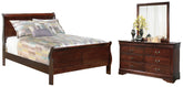 Best Deals Furniture - Ashley Furniture - Alisdair Full Sleigh Bed, Dresser and Mirror - Full Sleigh Bed, Dresser and Mirror - B376B7