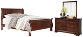 Best Deals Furniture - Ashley Furniture - Alisdair Queen Sleigh Bed, Dresser and Mirror - Queen Sleigh Bed, Dresser and Mirror - B376B3