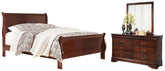 Best Deals Furniture - Ashley Furniture - Alisdair California King Sleigh Bed, Dresser and Mirror - California King Sleigh Bed, Dresser and Mirror - B376B22